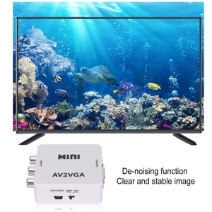 1080P高清迷你AV2VGA视频转换器RCA至VGA，带3.5毫米音频CVBS AV至VGA转换器，适用于笔记本电脑 - Product Image 3