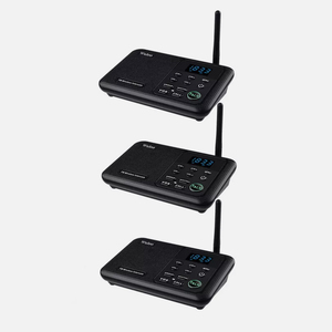 Long-Range <strong>Wireless</strong> <strong>Intercom</strong> <strong>System</strong> 1500 m - 22 Channels 99 Codes &amp; Display Screen for Home &amp; Office - Product Image 1