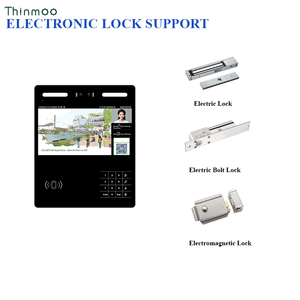 Sistema de videoportero Thinmoo de 13,3 pulgadas con control de acceso de reconocimiento facial, sistema de videoportero multiapartamento - Product Image 4