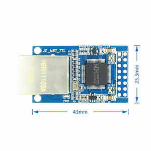 CH9121 Netzwerkmodul UART serieller Port zu Ethernet-Modul serieller Server Netzwerkmodul TCP/IP 51/STM32 3,3 V 5 V