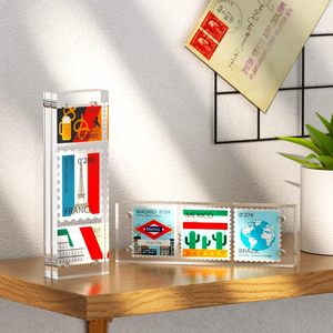 2x6 "2*6 Zoll Desktop-Display <span class=keywords><strong>Photo</strong></span> <span class=keywords><strong>Booth</strong></span> Acryl block Magnetische Bilderrahmen mit Einsätzen - Product Image 3