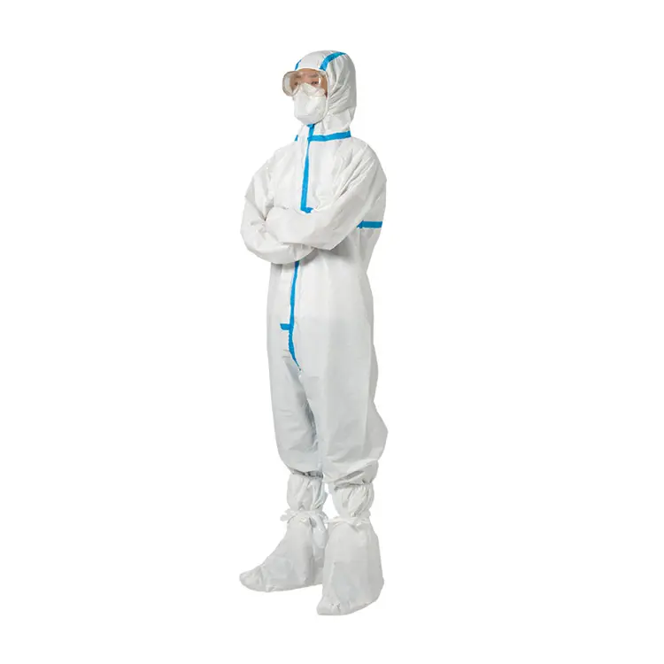Safety PP Nonwoven Light Duty Disposable Coverall