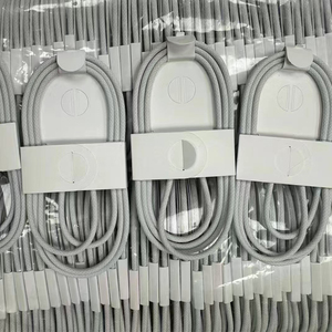 60W örgülü tip C veri hızlı şarj kablosu için iPhone 15 16 Pro Max kablo 3A tipi C örgülü PD şarj aleti kablosu - Product Image 4