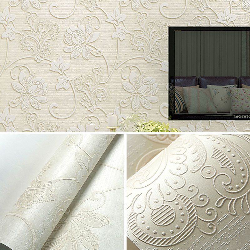 Qf version butterfly flower-off white-10m per roll-5m