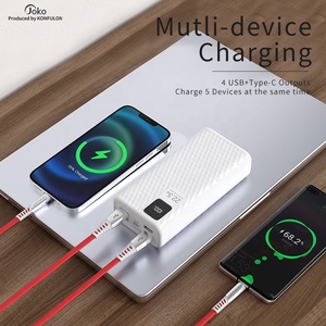 Konfulon Hot Selling Power Bank 30000mah Four <strong>USB</strong> 22.5W Max Type C 20W Fast Charging Mobile Charger External Battery for Phone - Product Image 2