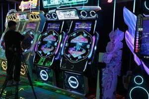 Vücut anlamda dans makinesi kapalı iki oyuncu savaş pompası o kadar dans Arcade oyun dans makinesi - Product Image 2