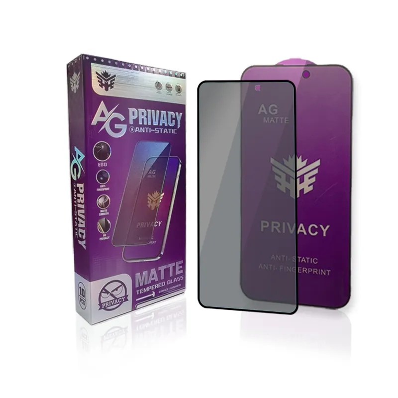 도매 휴대 전화 액세서리 개인 정보 보호 필름 전화 화면 보호기 안드로이드 아이폰 강화 유리 화면 보호기