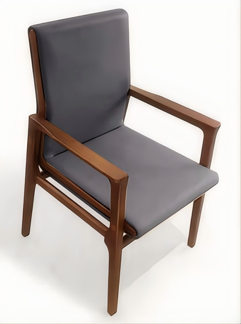 Dark grey microfiber leather