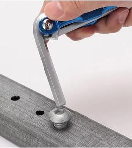 8 Pcs Customized <strong>Logo</strong> Portable Allen Wrench Set Folding <strong>Hex</strong> <strong>Key</strong> Set <strong>Hex</strong> Portable Wrench Set - Product Image 5