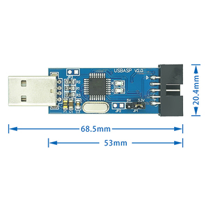51 AVR <strong>Programmer</strong> USB ISP USB ASP <strong>ATMEGA8</strong> ATMEGA128 Support Win7 64