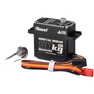 9imod 50KG Brushless <strong>Servo</strong> 180/270/<strong>360</strong> Aluminum Digital 14V HV Waterproof <strong>Servo</strong> for1/8 1/10 1/12 RC Crawler Car Boat Robot - Product Image 1