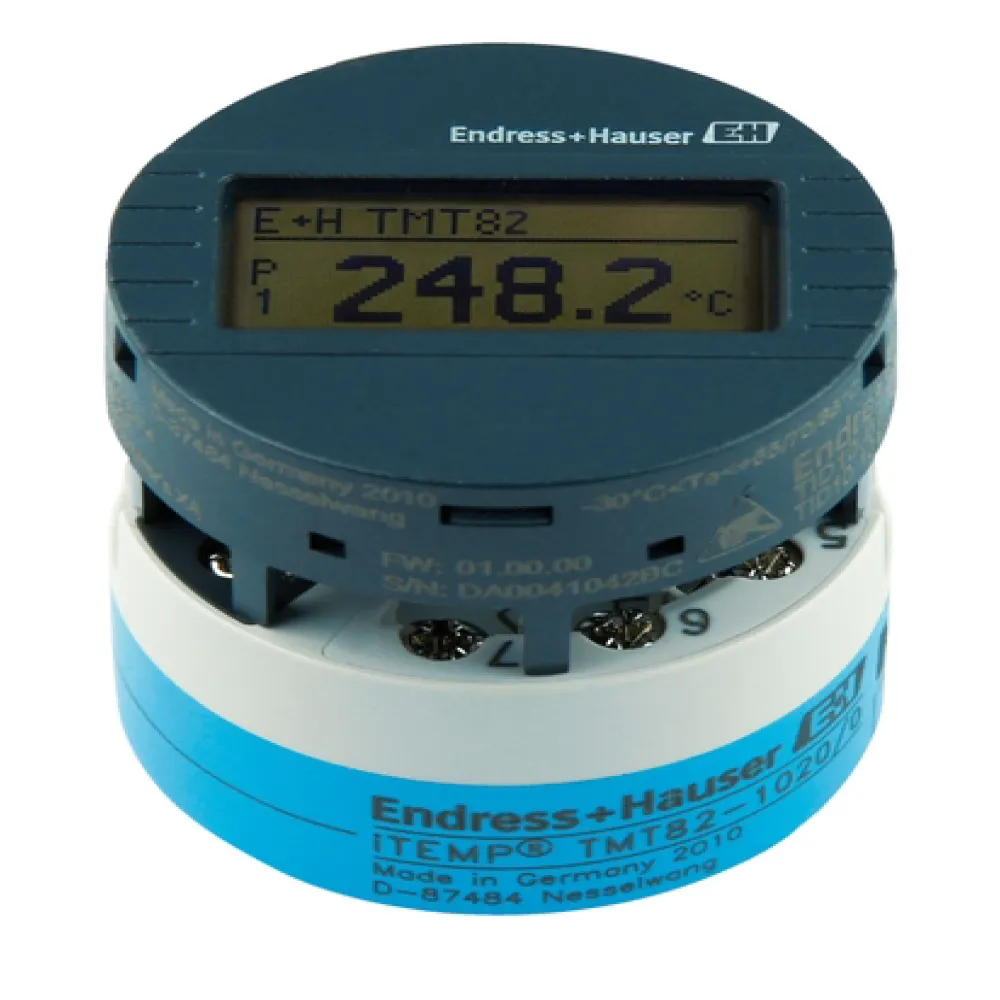 Endress + Hauser ITEMP TMT82 Nhiệt Độ Transmitter TMT82 Cặp Nhiệt Điện Cảm Biến Nhiệt Độ Kháng Nhiệt Cảm Biến
