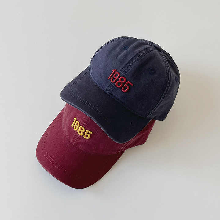 MTBB 2022 Fashion Children Denim Trucke Retro Black Baseball Hats Korean Stylish Branded Athletic Baby Gorras Cotton Washed Cap