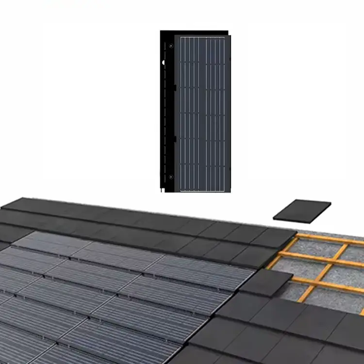 Bipv 유리 태양 타일 구조 프로파일 최고 품질 컨트롤러 모듈 생산 라인 태양 전지 모듈