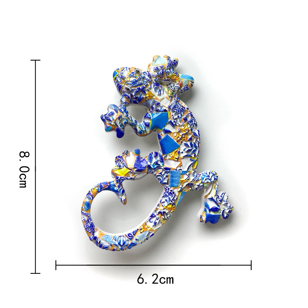 Lagarto español colorido 5