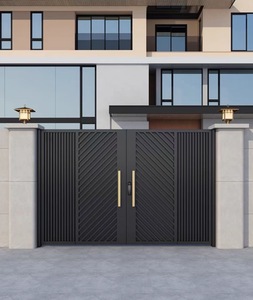 Bán Buôn Cổ Điển Truyền Thống Wrought Sắt Cổng Tùy Chỉnh Hiện Đại Giá Nhà Máy Chính Cổng - Product Image 5