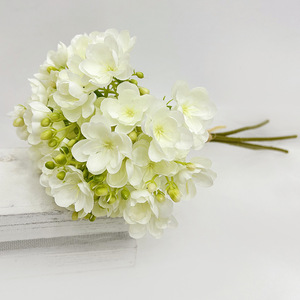 38cm Nhân Tạo Hoa Nhài bó hoa 48 hoa lụa chất liệu nhựa Ngày Valentine trang trí nội thất hoa sắp xếp - Product Image 1