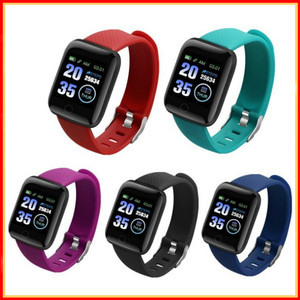 116Plus D18S <span class=keywords><strong>D20</strong></span> Y68スマートブレスレットスポーツシリコンスクエアTFTディスプレイAndroid操作付きメッセージリマインダーDropshipping