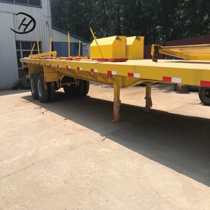 40FT <strong>2</strong> Axle Heavy Duty Steel Structure High <strong>Load</strong> Capacity Anti-Corrosion Semi-Trailer for Global Logistics Flatbed <strong>Container</strong> - Product Image 6