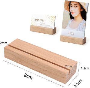 2024卡座木质超大稳定照片架山毛榉木质位置卡座明信片装饰 - Product Image 2