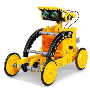 ステム教育太陽光発電ロボットのおもちゃ12 in 1 diyアセンブリ科学工学のおもちゃ子供のためのインテリジェントソーラーロボットキット... - Product Image 1