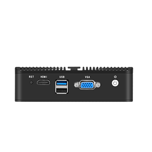 Shineman Venta al por mayor OEM 4 * LAN Fanless Mini PC Intel N2840 Dual Core Gigabit Firewall/Router Thin Client Home Media Computer