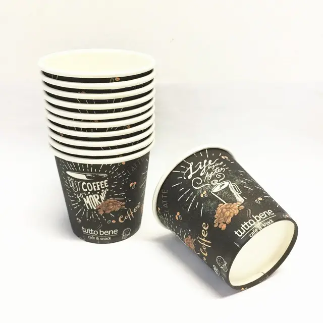 コーヒーカートンカップ4オンス使い捨て紙ティーカップ100ml