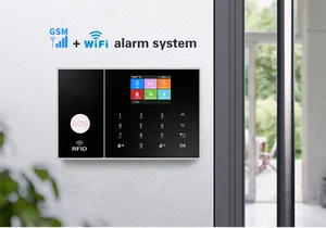 Automatización del hogar inteligente Aplicación móvil Control LCD Red dual Tuya Wifi GSM GPRS Sistemas de alarma de seguridad inalámbricos para el hogar - Product Image 2