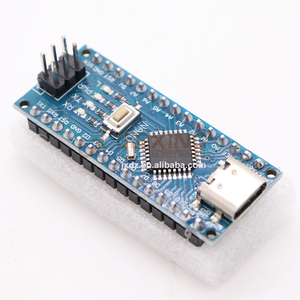 Placa DE DESARROLLO NANO V3.0 CH340 tipo C para módulos ATmega328P de encabezado de Pin soldado Arduino