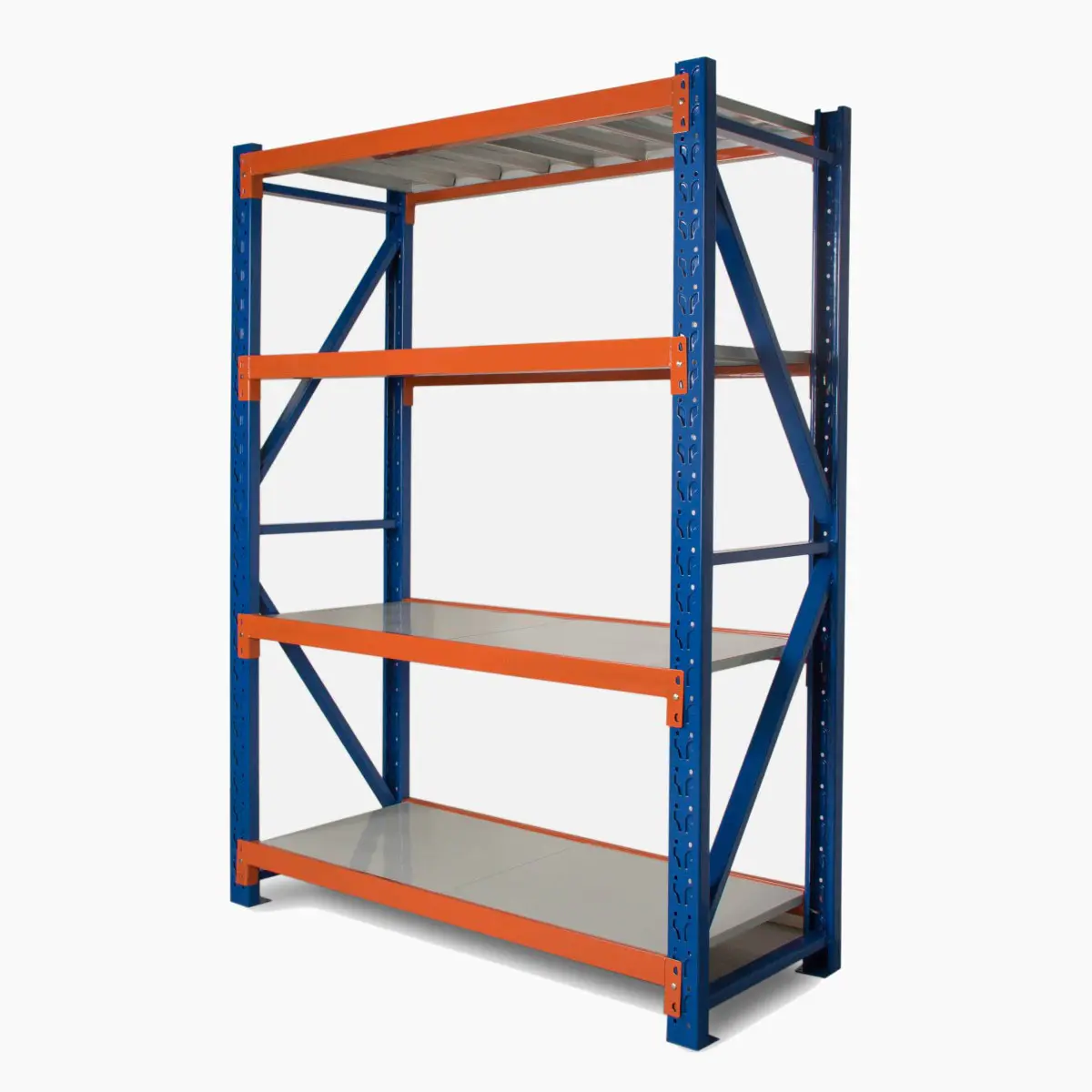 Estante ligero de almacén, estante de almacenamiento alto, estantes medianos y pesados para almacenamiento de almacén