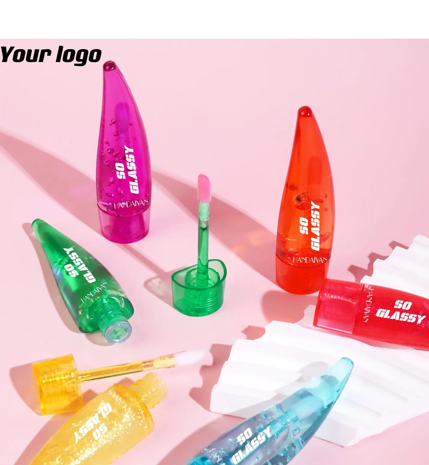 Batom líquido OEM de marca própria com gloss sexy para lábios com óleo hialurônico e ingredientes de ervas com logotipo personalizado