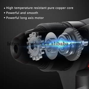 ไขควงไฟฟ้าสองสปีด21V,สว่านกระแทกไร้สายชาร์จได้แบตเตอรี่ลิเธียม - Product Image 4
