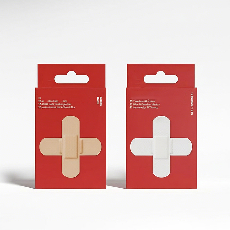 Boîte de boucles d'oreilles rouges