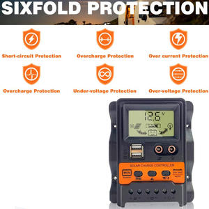 Controlador de carga Solar PWM sin MPPT, Panel Solar de carga de 12V, 24V, 30A, 20A, 10A, batería de GEL AGM abierta, gran oferta, 2022 Updade - Product Image 4