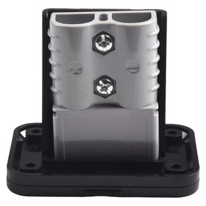 Mounting Bracket Panel Plug 12-24V 50Amp Flush Mount for <strong>Anderson</strong> SB50 Series Connectors with Dust Cover 600V <strong>Anderson</strong> Connector - Product Image 6