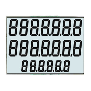 Vendita di fabbrica 8.4 "886 codice segmento pannello display LCD con 1/4Duty 1/3 polarizzazione 5.0V bianco retroilluminazione per distributore di carburante