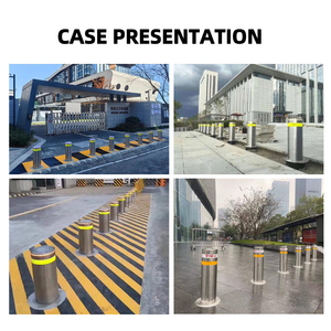 Bán Buôn 6Mm Tự Động Có Thể Thu Vào Bãi Đậu Xe Bollard 304 316 Thép Không Gỉ Trường An Ninh Xe Chống Va Chạm Điều Khiển Từ Xa - Product Image 4