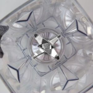 BPA-Free เครื่องปั่นไฟฟ้าสำหรับบ้านและโรงแรมใบมีดสแตนเลส6 8ใบป้องกันความร้อนสูงเกินไปด้วยเครื่องผสมและภาชนะ - Product Image 6