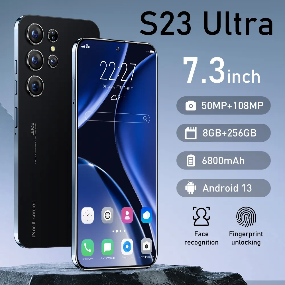 2023 ใหม่Original S23 โทรศัพท์มือถือราคาถูกโทรศัพท์Camon 19 Proแฟนซีกรณีโทรศัพท์บูธลอนดอน 4Gโทรศัพท์LAN