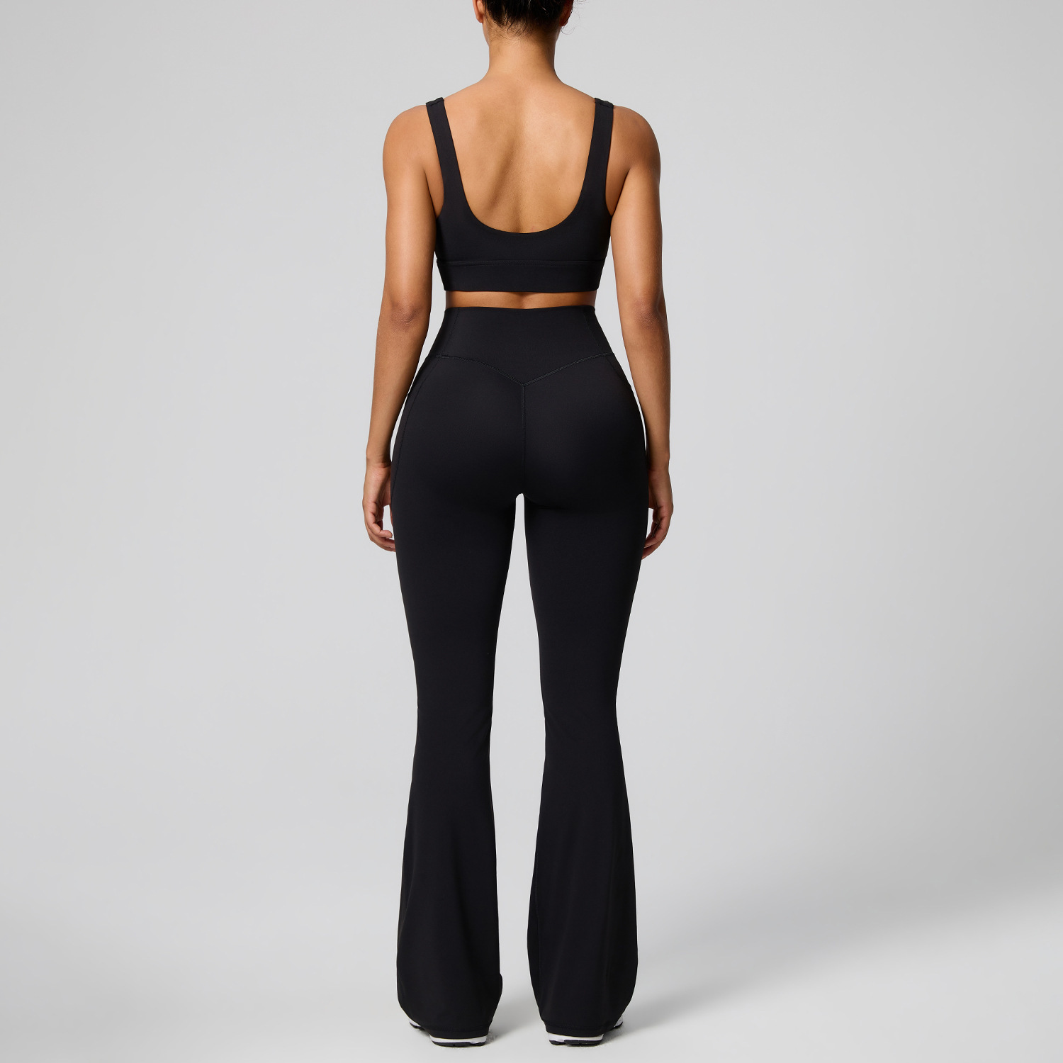 Soutien-gorge et pantalon long-noir