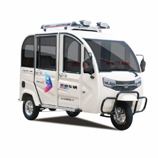 Prix FOB Service personnalisé 2023 en Stock Zongshen Longxiang A20 Tricycle de passager électrique EV nouvelle voiture Tricycle commercial