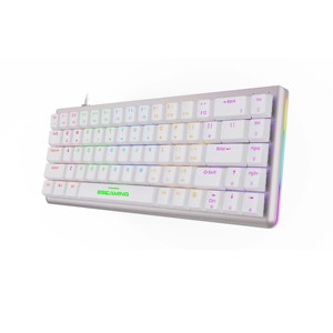 Teclado delgado con cable desmontable ESGAMING, ordenador de escritorio de tres modos, Teclado mecánico inalámbrico para juegos Bluetooth de 2,4 Ghz - Product Image 3