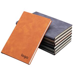 Promocional escribir uso A5 Pu cuaderno de cuero personalizado páginas ejercicio la escuela nota libro logotipo portátil