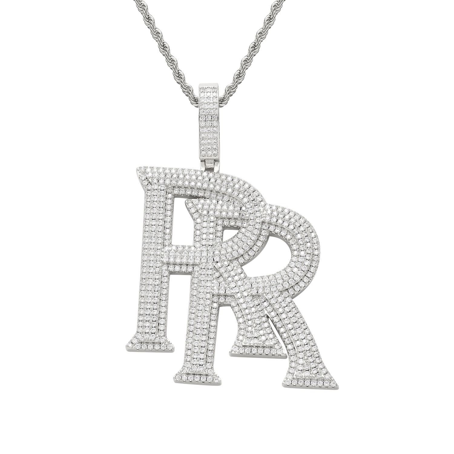cadena de cuerda de plata