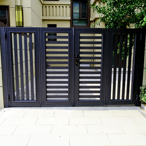 Hiện đại khu dân cư bên ngoài thiết kế cửa kim loại tự động điện cửa trượt đường lái xe điều khiển từ xa vườn cổng - Product Image 5
