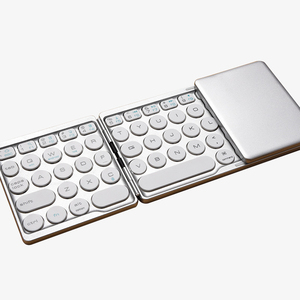 Miniteclado plegable para videojuegos, teclado inalámbrico con Bluetooth, compatible con panel táctil para portátil, tableta, Pc, ipad, Android e ios - Product Image 6