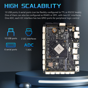 Placa DE DESARROLLO Rockchip RK3399 Android 8 Linux PCB & PBCBA Arm Placa industrial integrada con estado de stock