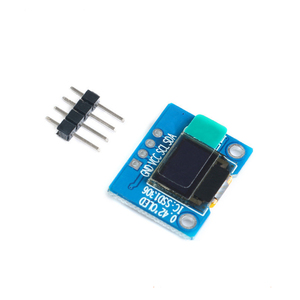 Neues 0,42-Zoll-OLED-Display LCD-Bildschirm Serielles Bildschirm modul Spic-Schnitts telle SSD1306 16PIN-Mikrocontroller - Product Image 1