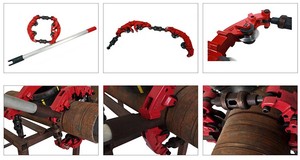 ECR20 Rotary Manual Metal Pipe <strong>Cutter</strong> Industrial Professional Tube <strong>Cutter</strong> for Stainless Steel Carbon Steel Metal Pipe 476-572 mm - Product Image 5