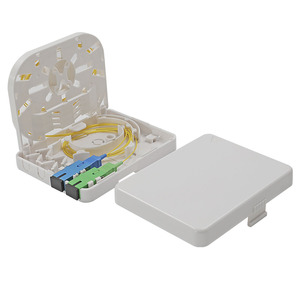 8x6 2端口FTTH光纤莲座盒，带跳线和面板，用于4G 3G GSM GPRS WiFi网络分配 - Product Image 3